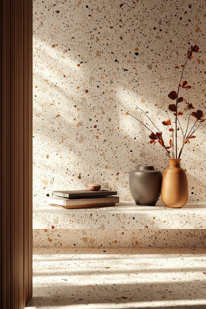 hall entree terrazzo luberon