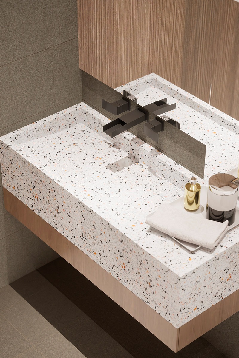 lavabo terrazzo luberon
