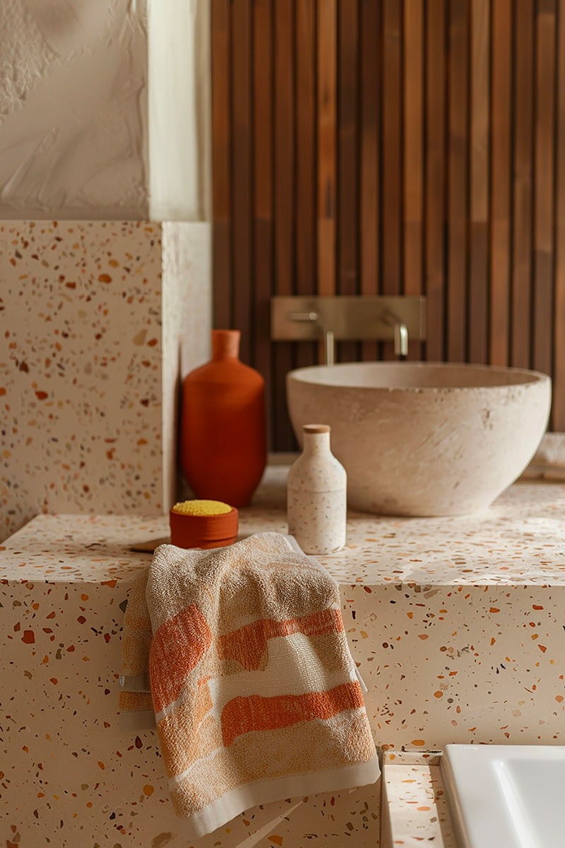 plan de travail salle de bain granito