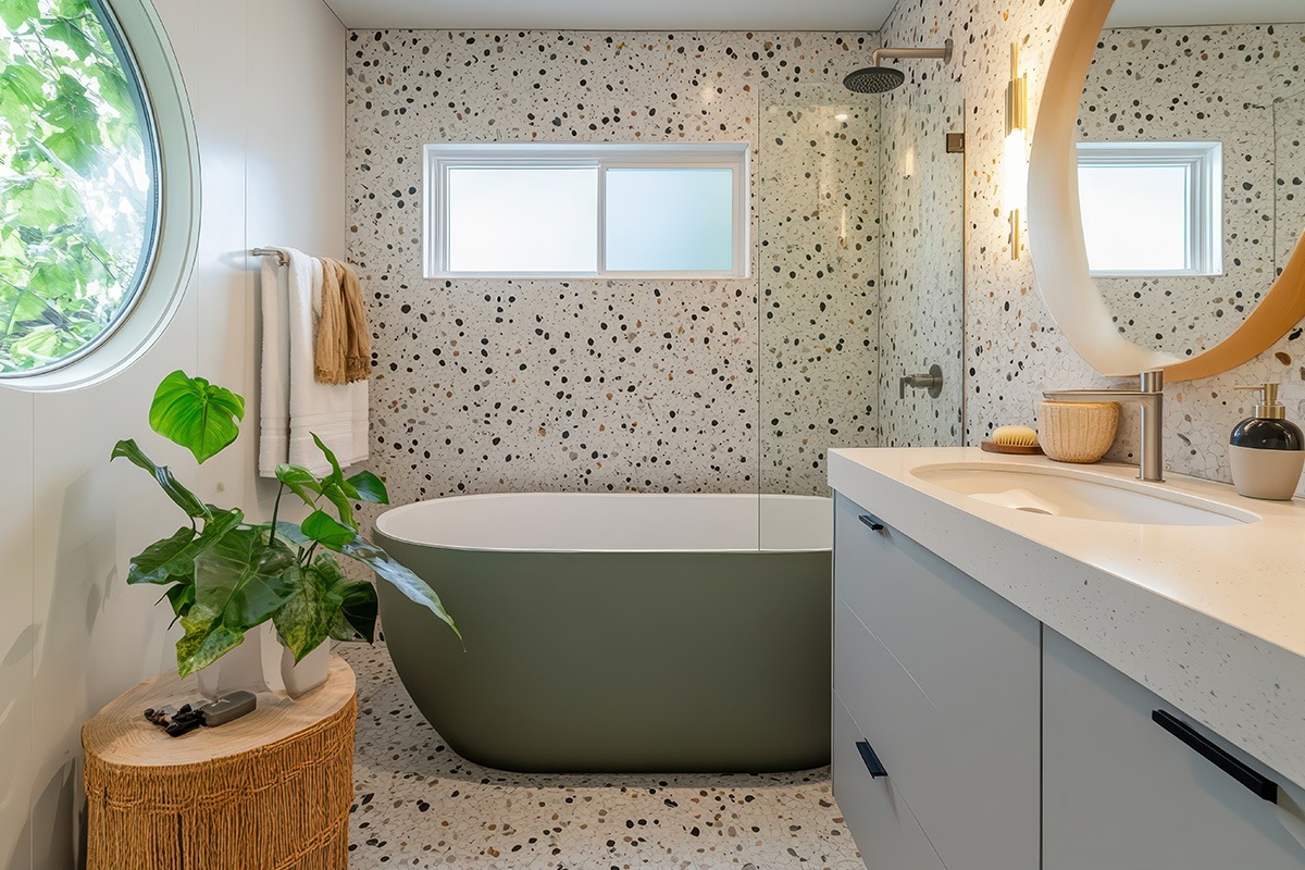 salle de bain full granito