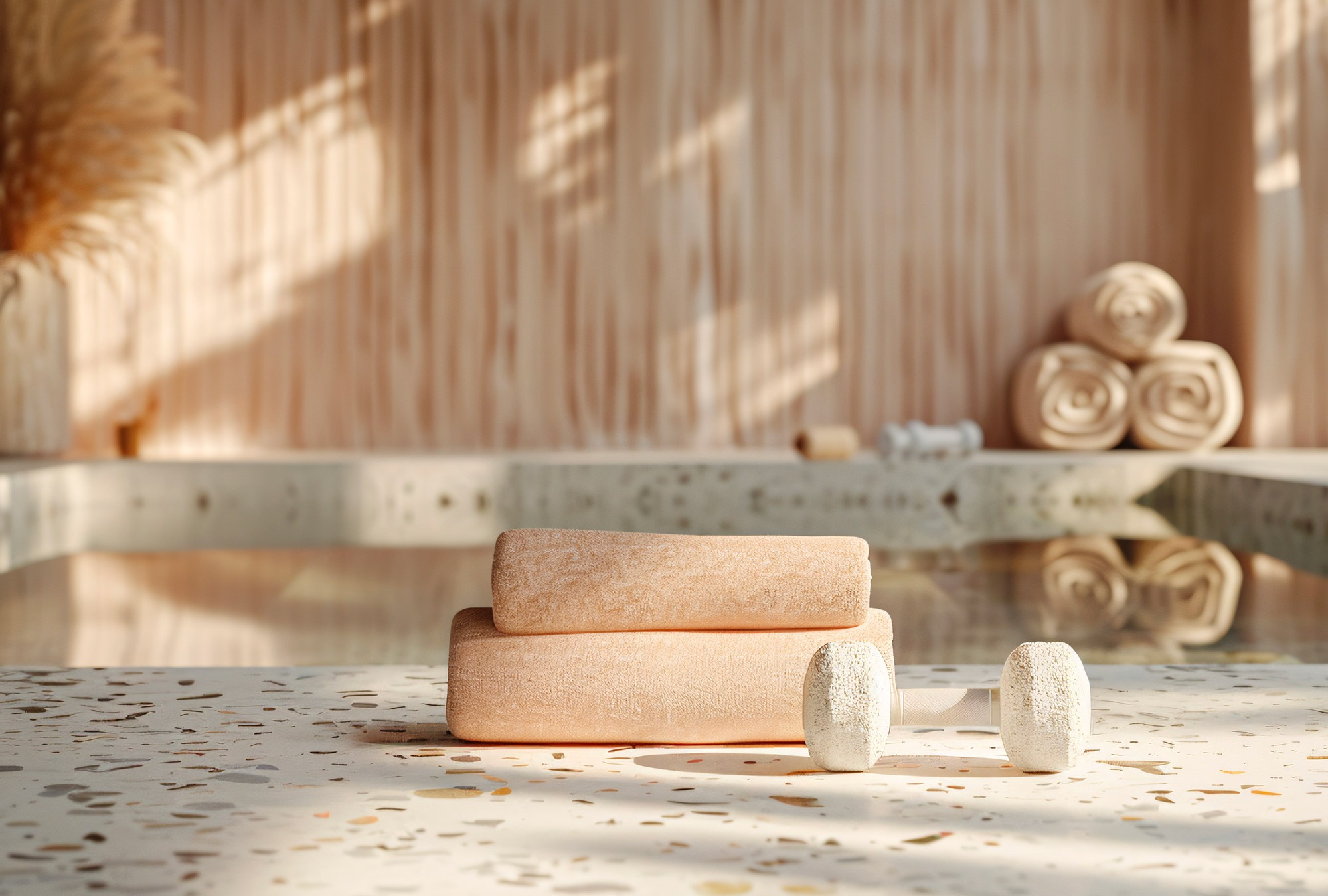 spa granito terrazzo provence luberon